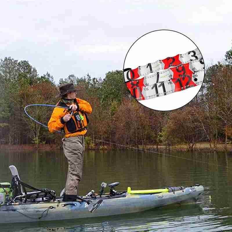 38cmx5cm Waterproof Fish Measuring Ruler Pvc Fishing Ruler Measurement Tackle Tool Fishing Gauge