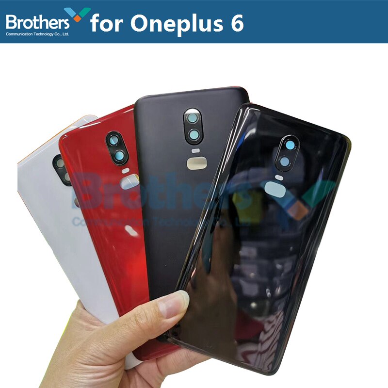 Original Battery Housing for Oneplus 6 6T Battery Door for Oneplus 6 Back Case Back Cover Door Back Housing Phone Replacement