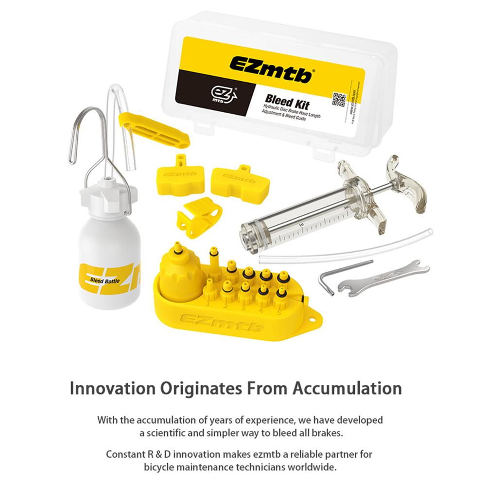 Bicycle Hydraulic Brake Bleed Tool Kit For Shimano Tektro Margura and Series Disc Brake System Use Mineral Oil Brake SW0018