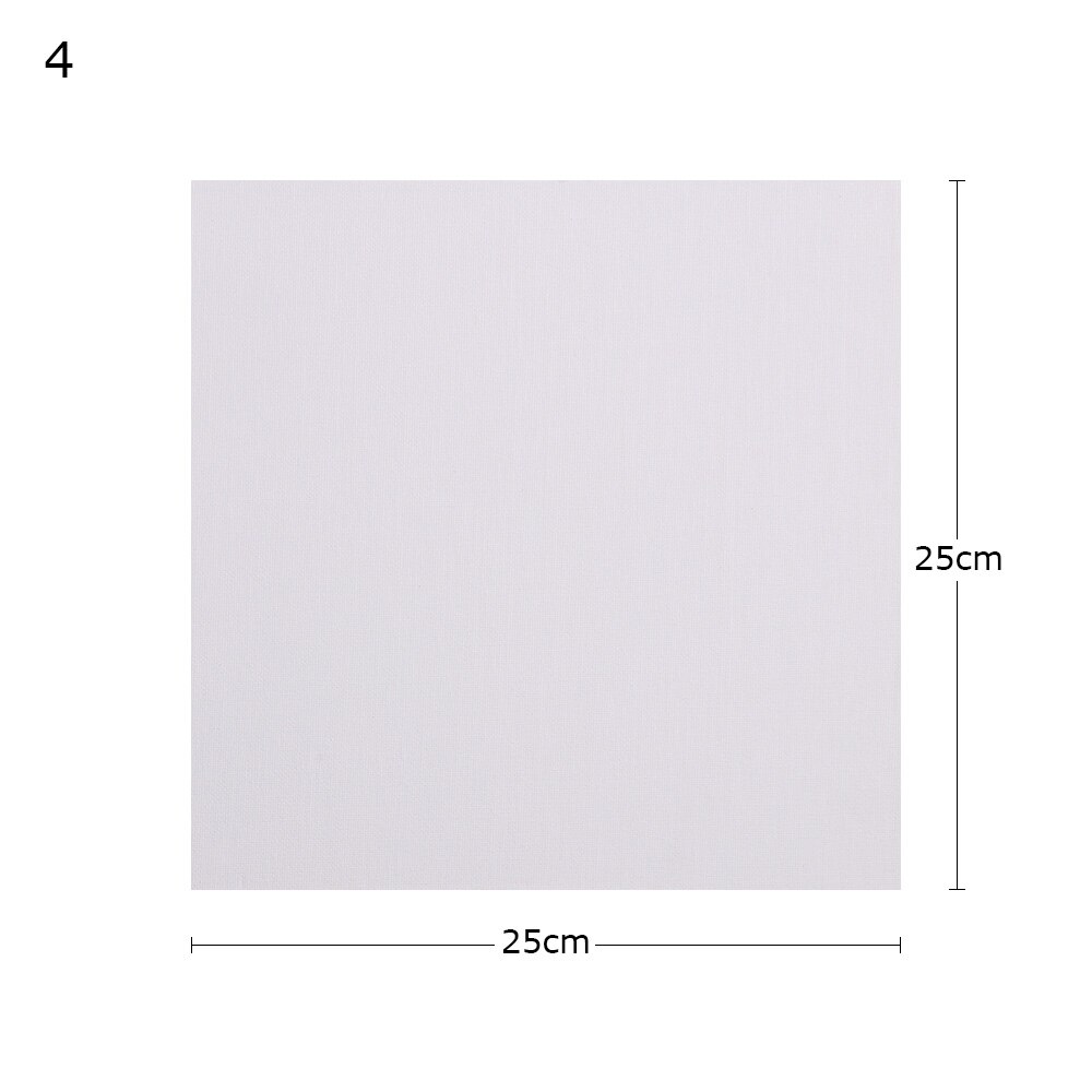 White Artboard Cotton Canvas for Oil Painting Hand Painted Frame Canvas Panels DIY Craft Painting Tool Hand Painted Accessories