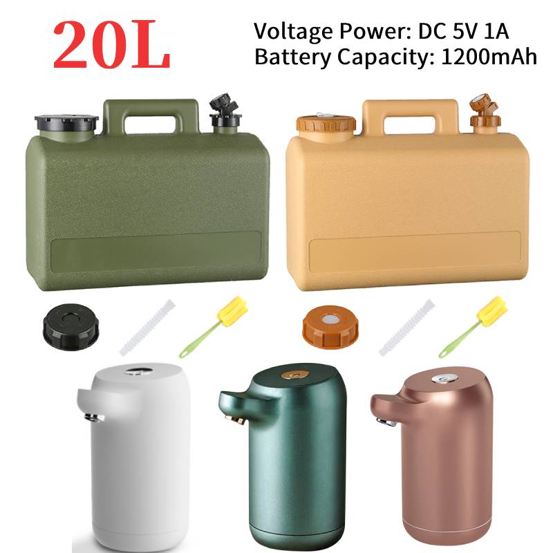 20L Outdoor Wateremmer Grote Capaciteit Draagbare Camping Waterzak Container met Kraan Rijden Watertank voor Picknick Wandelen