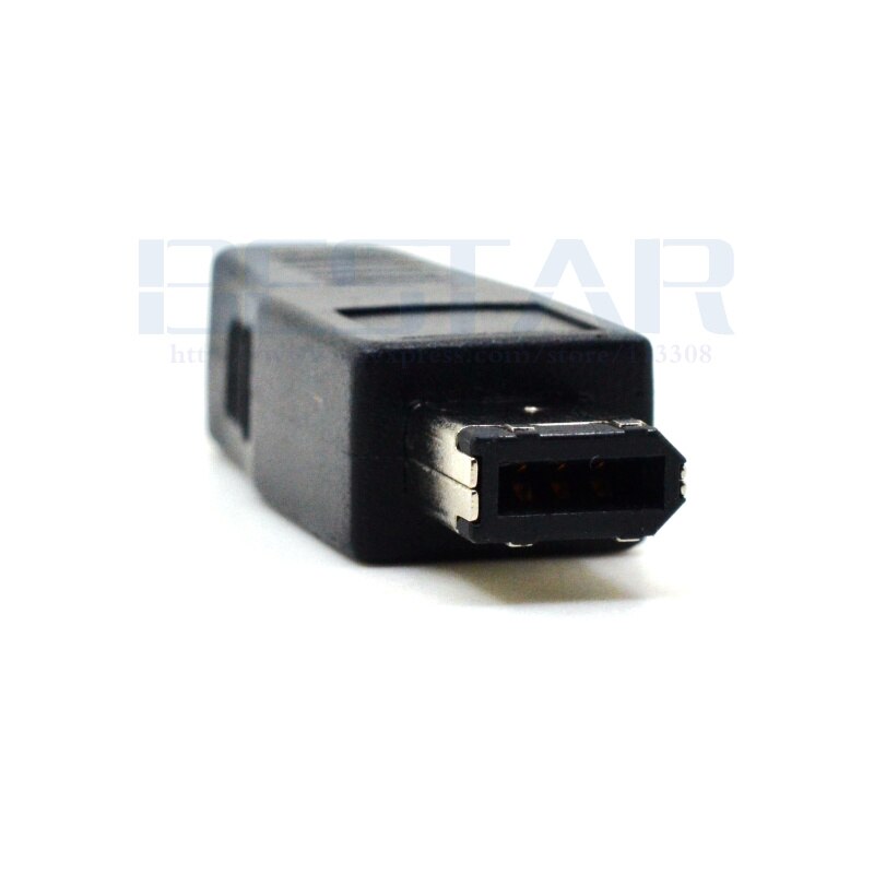IEEE 1394 adapter IEEE1394 6Pin to 4Pin Firewire Connector Adapter IEEE-1394a Male to Male 6-Pin to 4-Pin