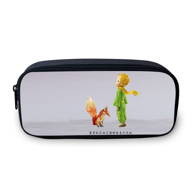 VEEVANV The Little Prince Printing Girls Pencil Case Children School Coin Purse Change Bag Travel Makeup Case Organizer Wallets: Green