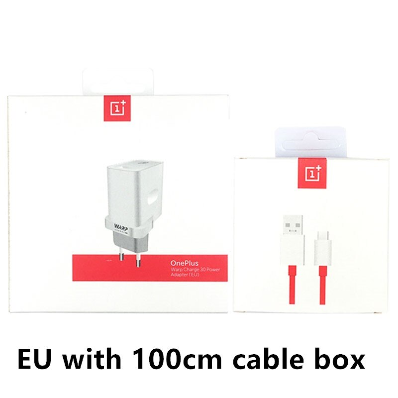 Ładowarka Oneplus 8 Pro Warp 30w Mclaren Adapter do ładowarki One Plus 8 7 7t Pro 6 6t 5 5t 3 3t inteligentny telefon 5V/6A 30 ładowanie kabla USB: Charger 100cm box