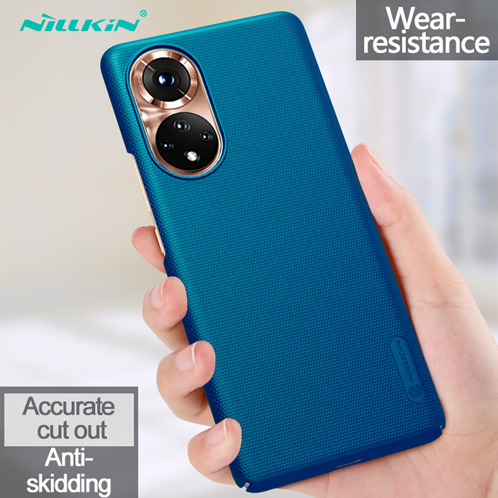 Per Huawei Honor 50 custodia NILLKIN custodia protettiva Super glassata per Honor 50 Pro protezione posteriore Shell per Honor 50 SE Cover: For Honor 50 SE / Blue