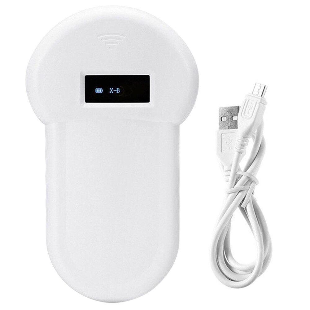 134.2Khz Microchip Scanner ABS FDX-B Stable Home Animal ID Reader Low Frequency Built-in Buzzer OLED Display Tracking