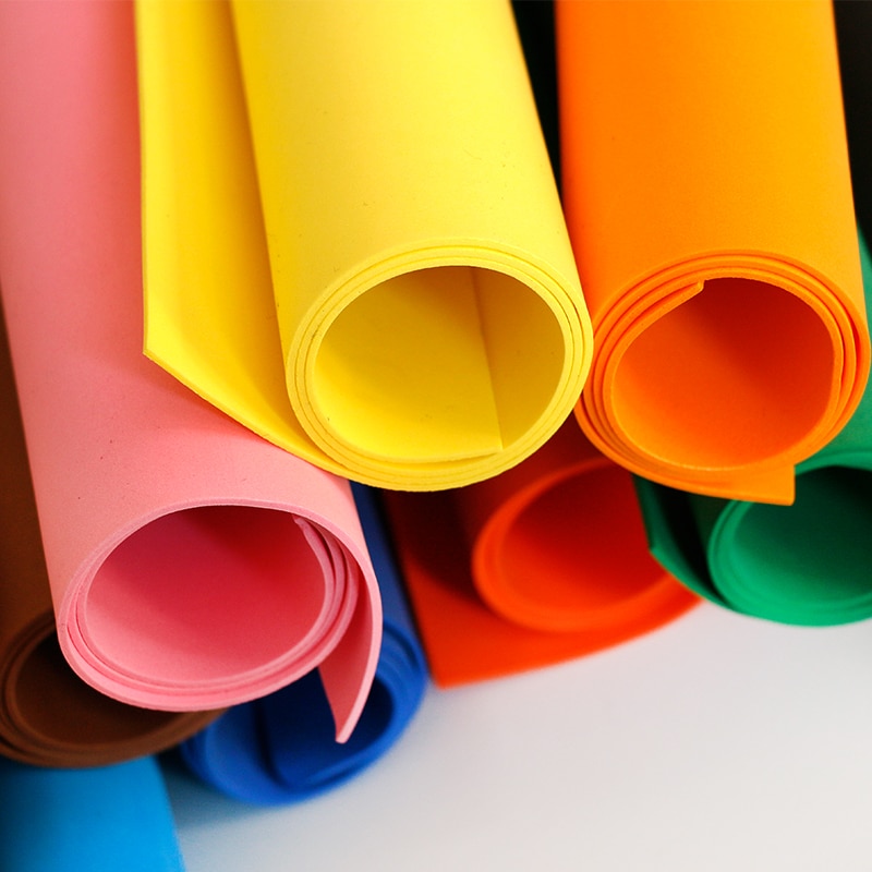 10pcs/lot DIY PE Foam Paper Handmade background craft Sheets Sponge Scrapbooking Crafts For background Handmade Card Decor