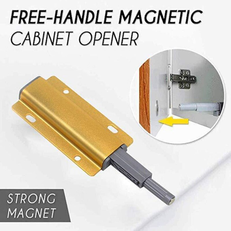 Furniture Cabinet Door Rebound Drawer Latch Door Closer Furniture Hardware Cabinet Catches Door Stopper for Wardrobe/Kitchen Cup