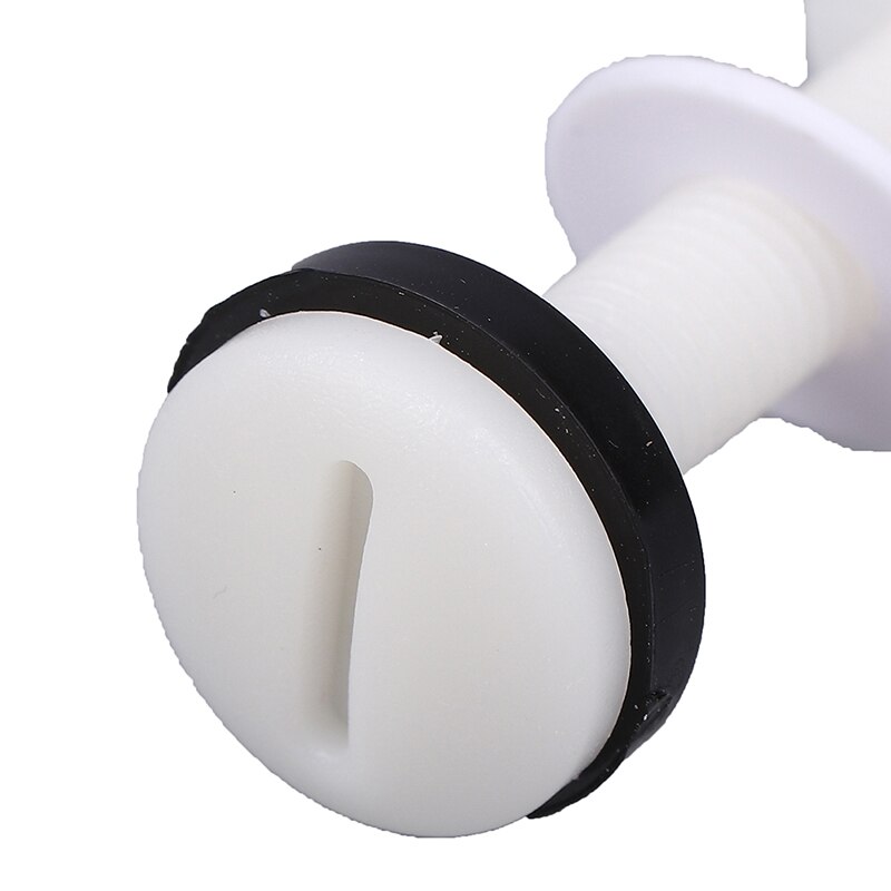 2pcs Toilet Seat Hinge Bolts Screw Fixing Fitting Kit Toilet Seat Plastic Fastener Repair Accessories