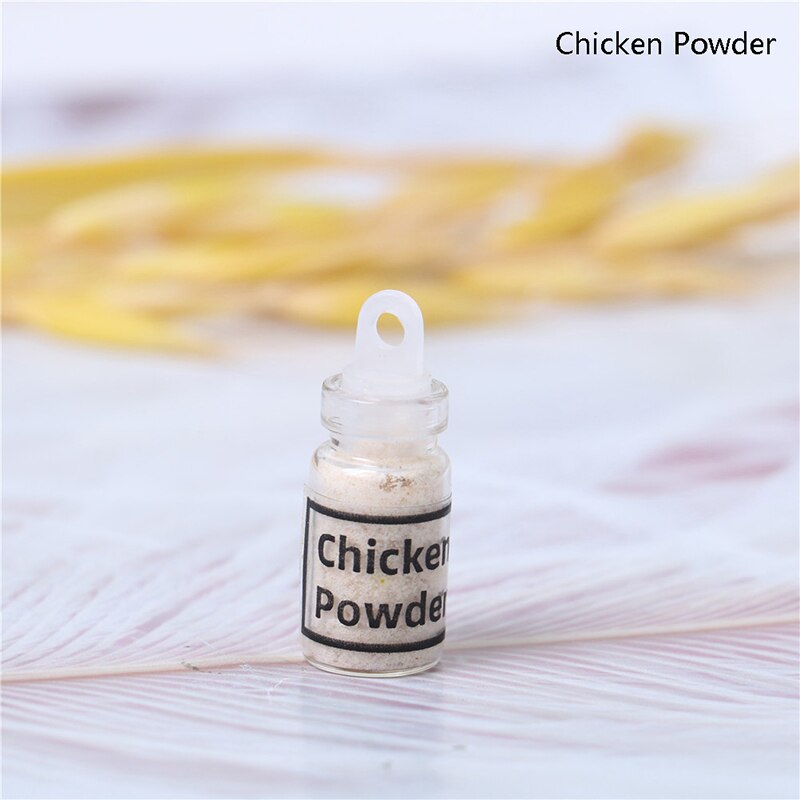 1Stck 1/12 Puppenhaus Miniatur Zubehör Mini Glas Gewürz Flasche Simulation Küche Lebensmittel Modell Spielzeug: E