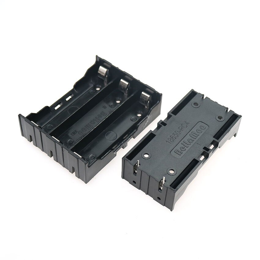 1 stk abs 18650 batteriholder hård stift 1x 2x 3x 4x 18650 holder batterier 18650 kasse genopladeligt batteri strømforsyning