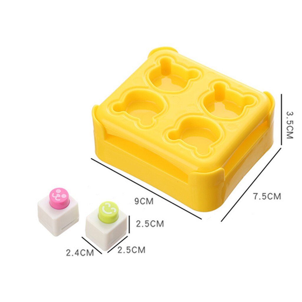 Cute Bear Sushi Mold Tools Model Rice Dough Sushi Mold DIY Mould Funny Party Decor Press Kitchen Accessories