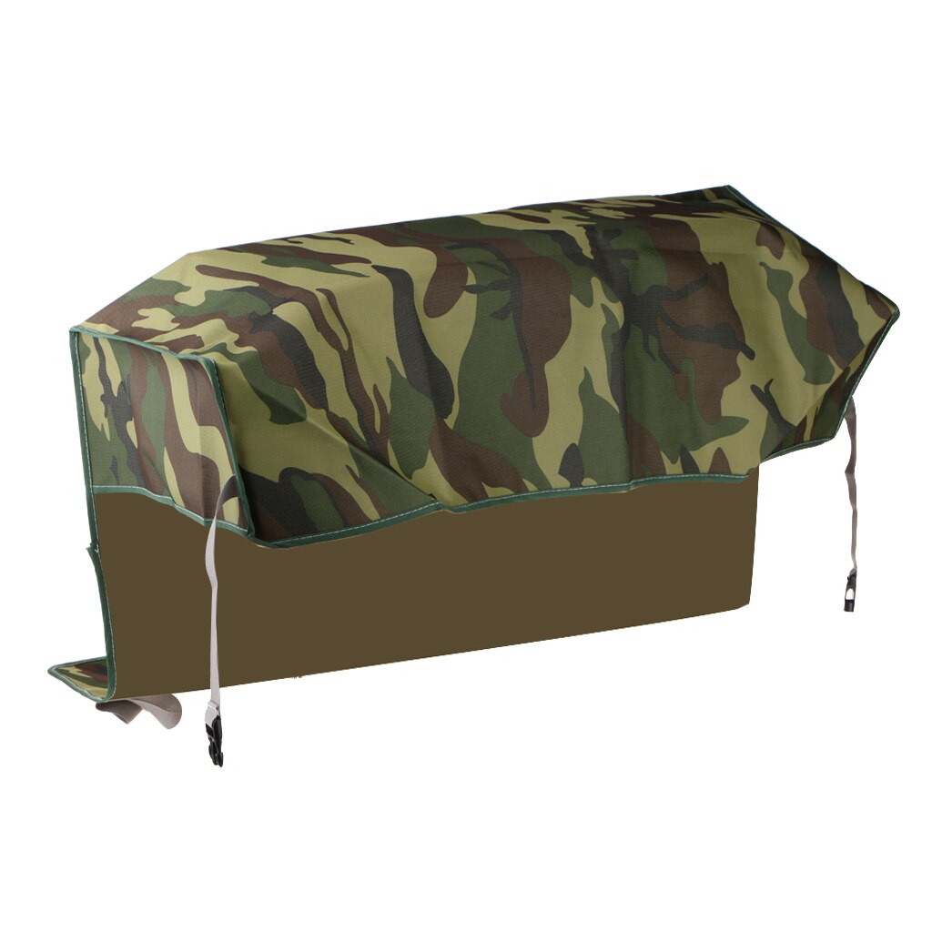 Outdoor Working Air Conditioner Cover Dust Rain Snow Proof Cover Protector: Green Camouflage 78