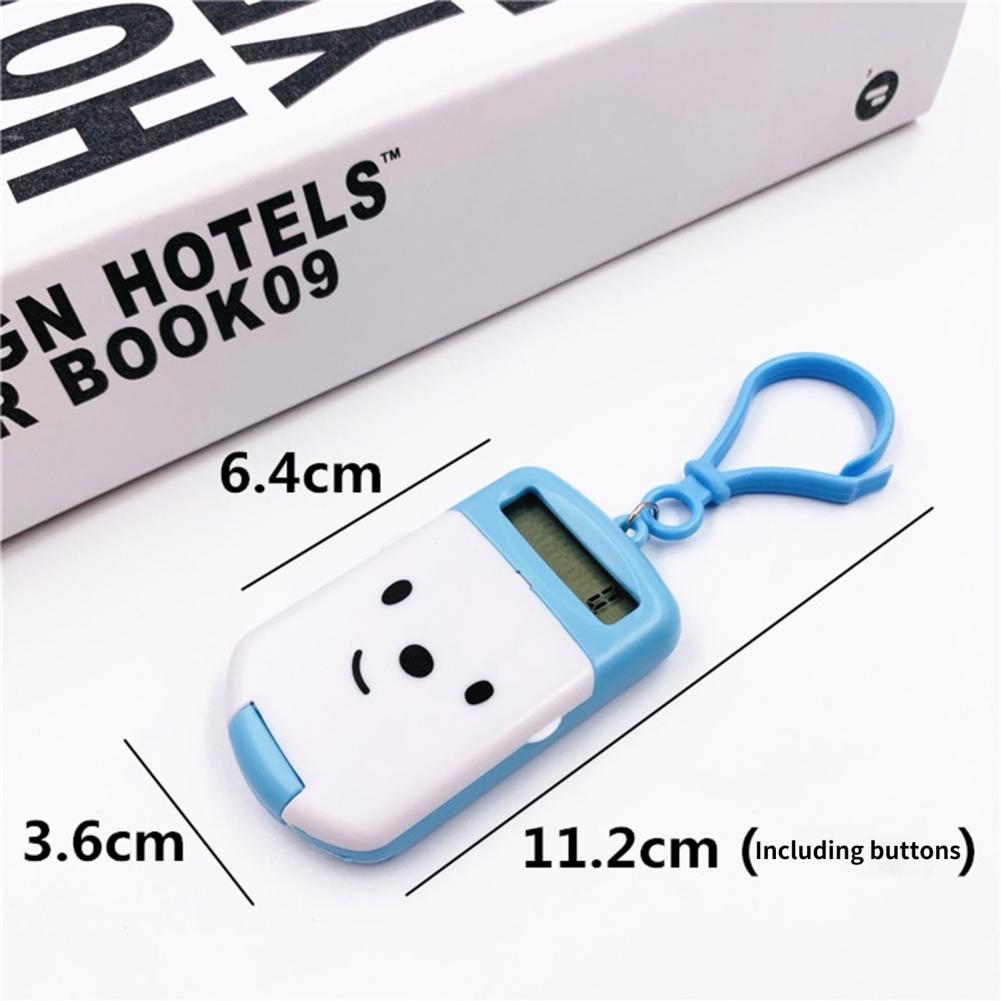 Mini Calculator Cute Emoticons Plastic Cartoon Digital Calculator with Key Ring Office Supplies