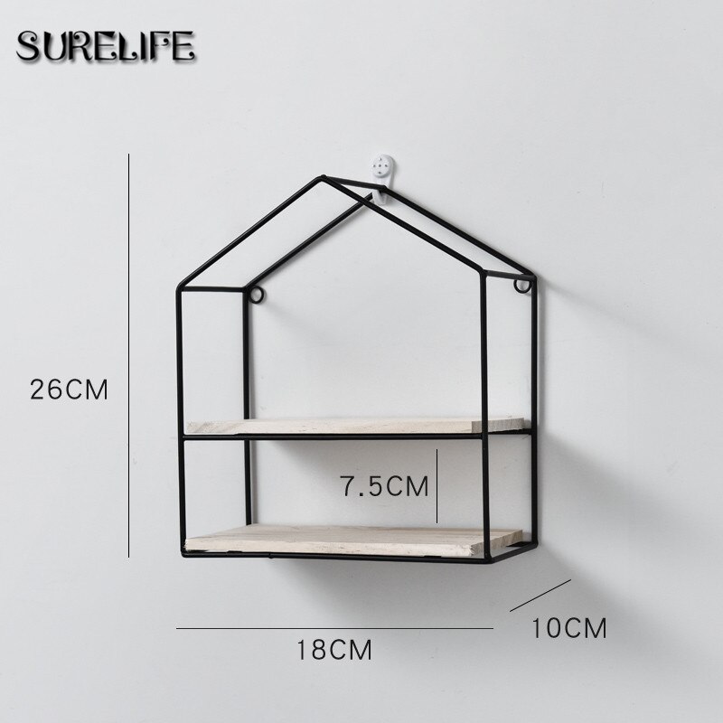 Estante De Pared Miniatura De Madera 1/12 Para Casa De Muñecas, Organizador Colgante Para Cocina Y Dormitorio