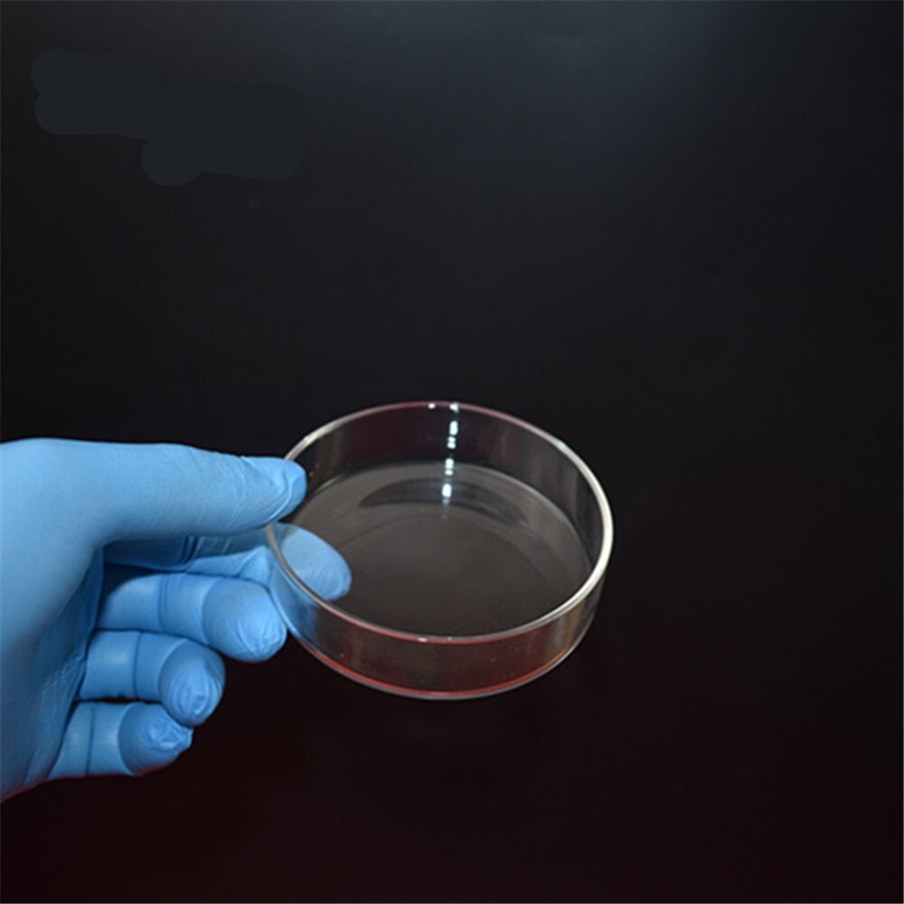 5pcs /lot Glass Petri Dish for Lab Plate Bacterial Yeast Diameter 90MM