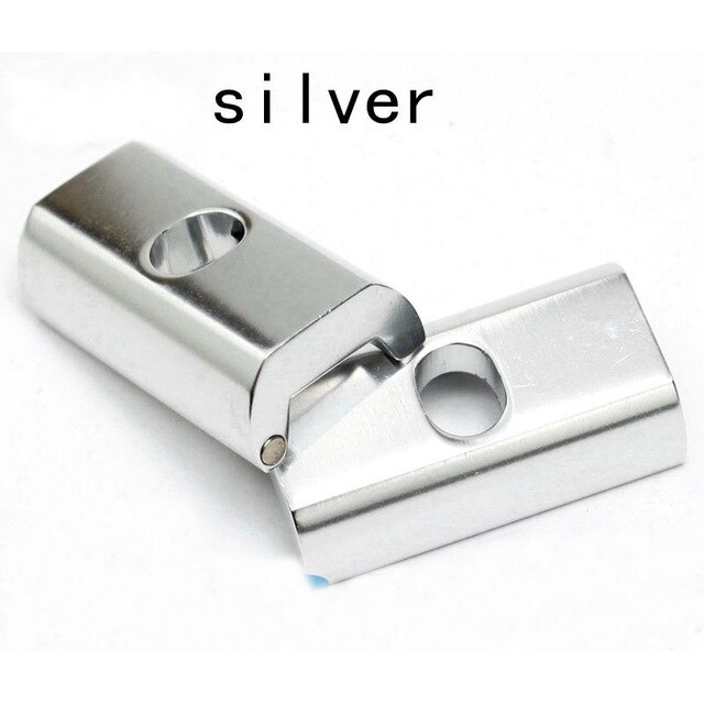 1 paire de plaques de serrage de charnière aceoffix avec aimant + levier de serrage de charnière pour vélo brompton aimant c boucle 31g: C argent