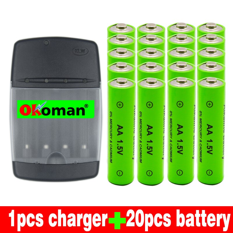 AA 3000mah 1.5V alkaline rechargeable battery for LED light electric toy battery and four-slot alkaline battery charger: YELLOW