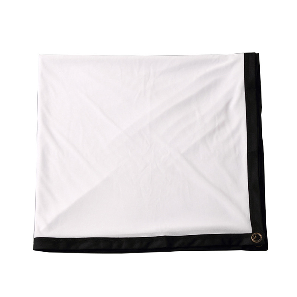 100inch 16:9 Projector Screen Movie Anti Wrinkle Theater Easy Folding Backyard Cinema Meeting Indoor Full HD Portable Video Home