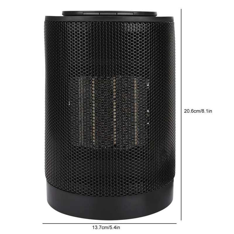 Calentador eléctrico con rotación de 70 grados, dispositivo de calefacción inteligente, de cerámica, PTC, portátil, rápido, 1200W