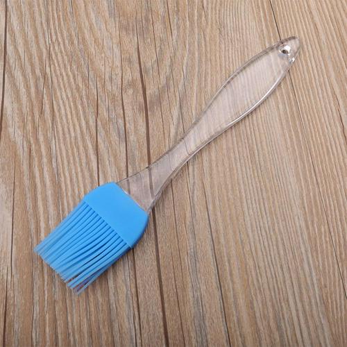 1pc Small Silicone Oil Brush Baking BBQ Basting Egg Yolk Pastry Muffin Cooking Dessert Tools Clear Handle Kitchen Accessories: blue