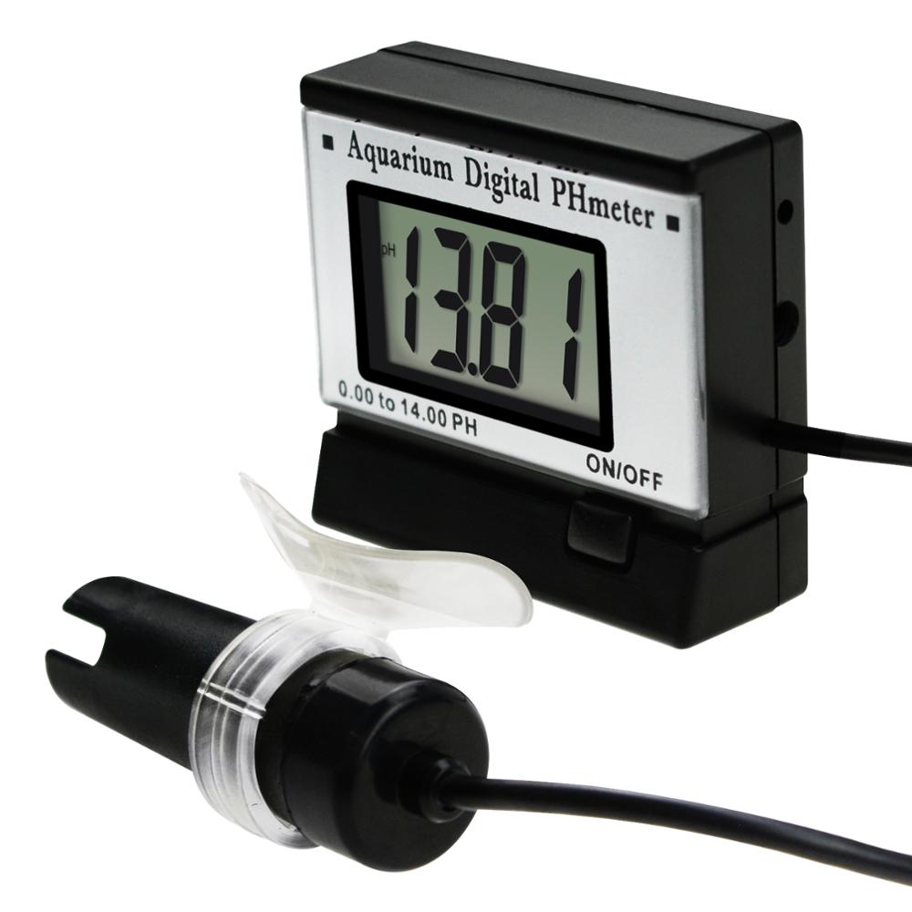 Digital pH Monitor Meter ATC 0.00~14.00pH w/ 1.5M Long Cable Electrode Probe, Water Monitoring Tester Kit