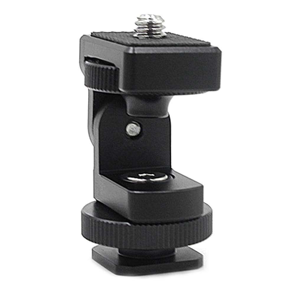 Camera Field Monitor Mount 90° Tilt Mini Ball Head Mount 1/4" Screw Compatible with GoPro Smartphone Recorder