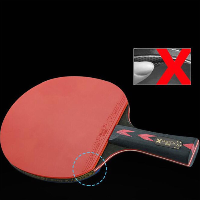 2 stk oppgradert karbon bordtennisracket sett super kraftig bordtennisracket bat for voksen klubbtrening