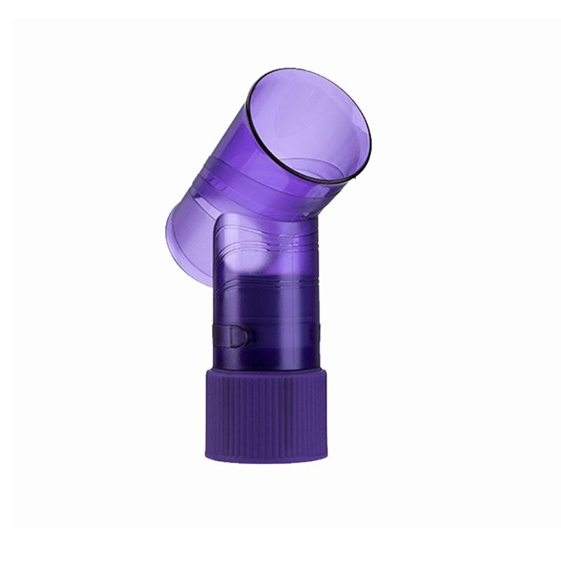Difusor de aire para secador de pelo, rizador de pelo giratorio, herramienta de estilismo ondulado, suministros de salón, accesorio para secador: Púrpura