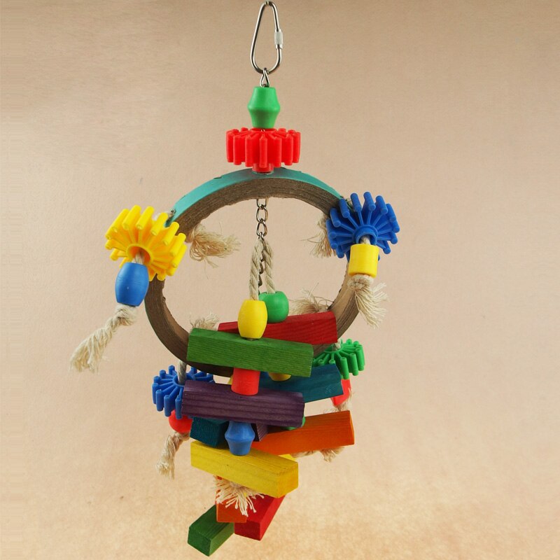 Juguetes para masticar pájaros, juguetes para morder, para loros de tamaño pequeño a grande, accesorios para aves, suministros