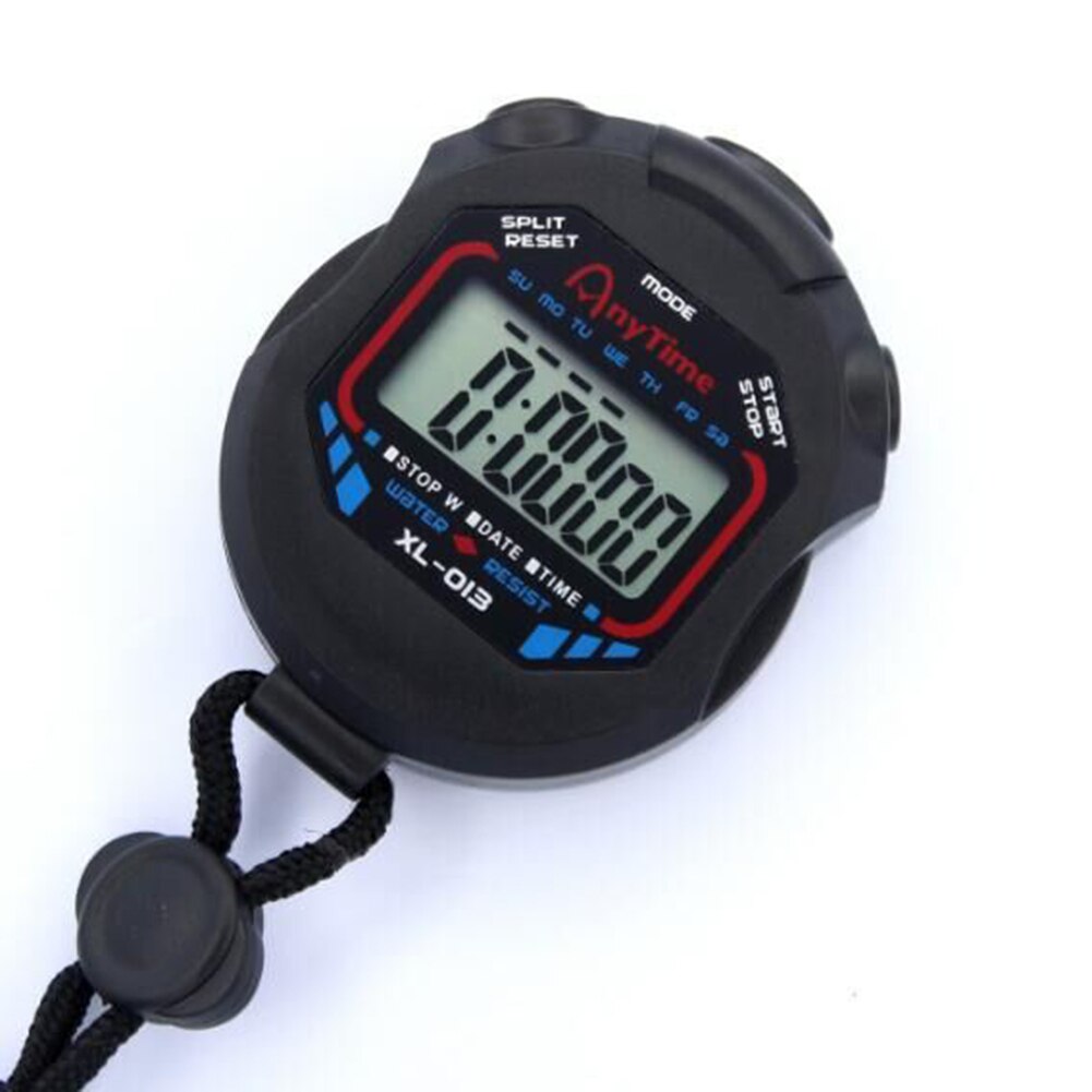 Portable Digital Stopwatch Sports Timer Home Kitchen Cooking Timing Count up Manual Electronic Countdown Study Sleep Stopwatch