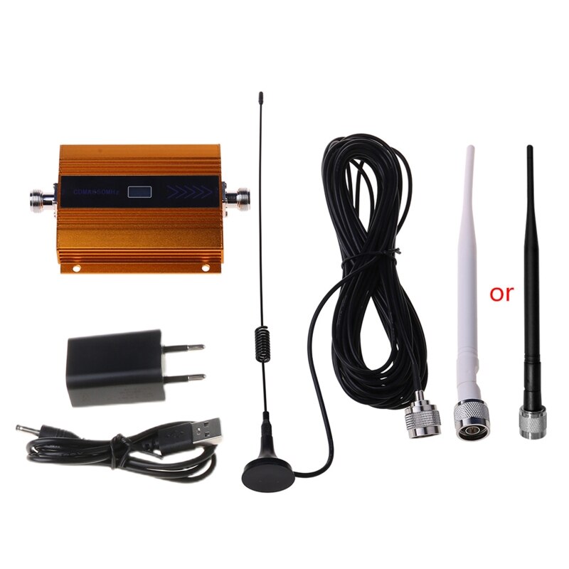 1 Set 850MHz GSM 2G/3G/4G Signal Booster Repeater Amplifier Antenna for Mobile Phone Signal Receiver