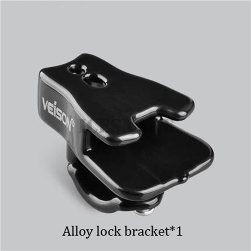 Veison motorfiets alarm waterdicht fietsalarm quad slot scooter schijfrem fietsslot motorfiets anti-diefstal motopadlock accessoires: Alleen slotbeugel