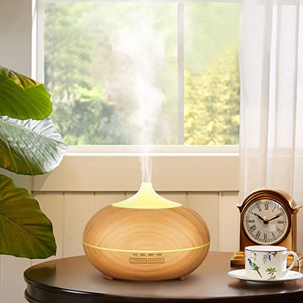 Onion Aroma Diffuser Cross Border Home Diffuser Wood Grain Ultrasonic Aromatherapy Machine