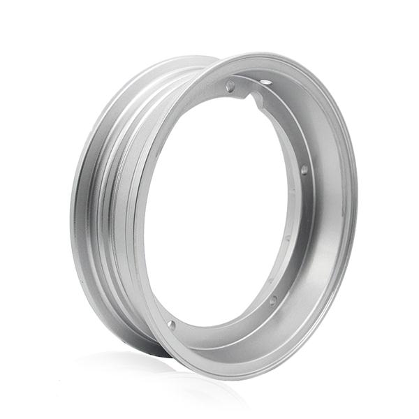 ZSDTRP, llantas para ruedas de motocicleta para lentegio Vespa PX LML T5 PX125 150 200 T5 ET3 10 pulgadas con tuerca, válvula de Oring y de inflado de carreras: Plata