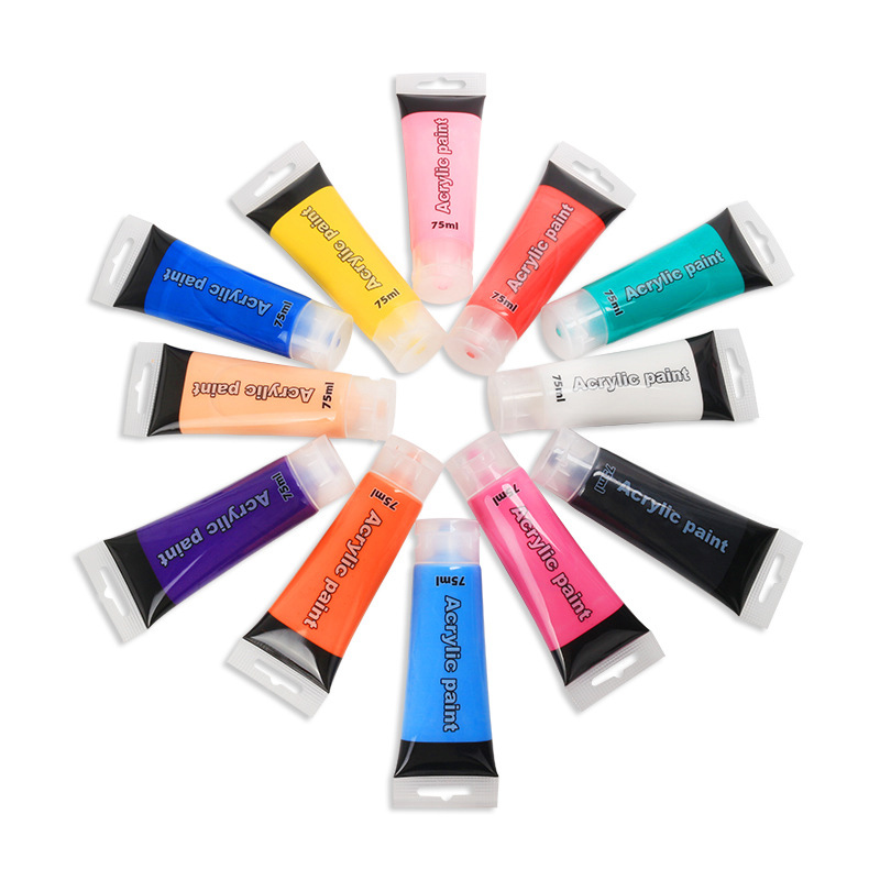 Multicolor pigment 75ml slange akryl pigment til tegning nummer maleri paartist tegning graffiti akryl maling