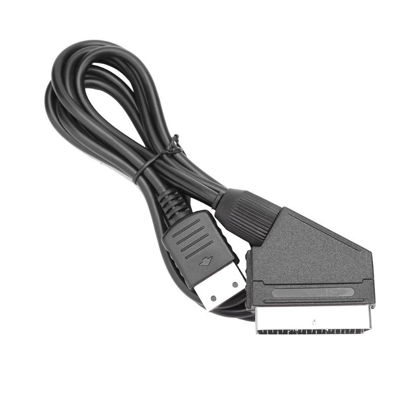 1.8M Rgb Scart Kabel Vga Rca Audio Kabel Cord Rgb Scart Kabel Compatibel Voor Sega Dreamcast Dc: Default Title