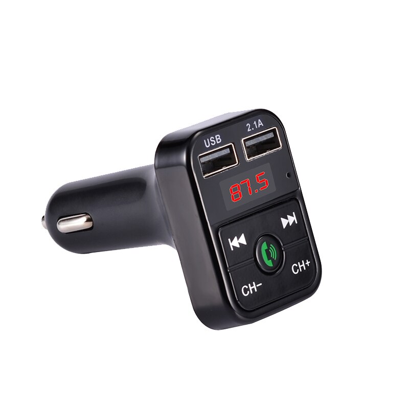 Lcd Handsfree Carkit Draadloze Bluetooth 5.0 Fm-zender MP3 Speler Dual Usb Charger Auto Accessoires Fm Modulator