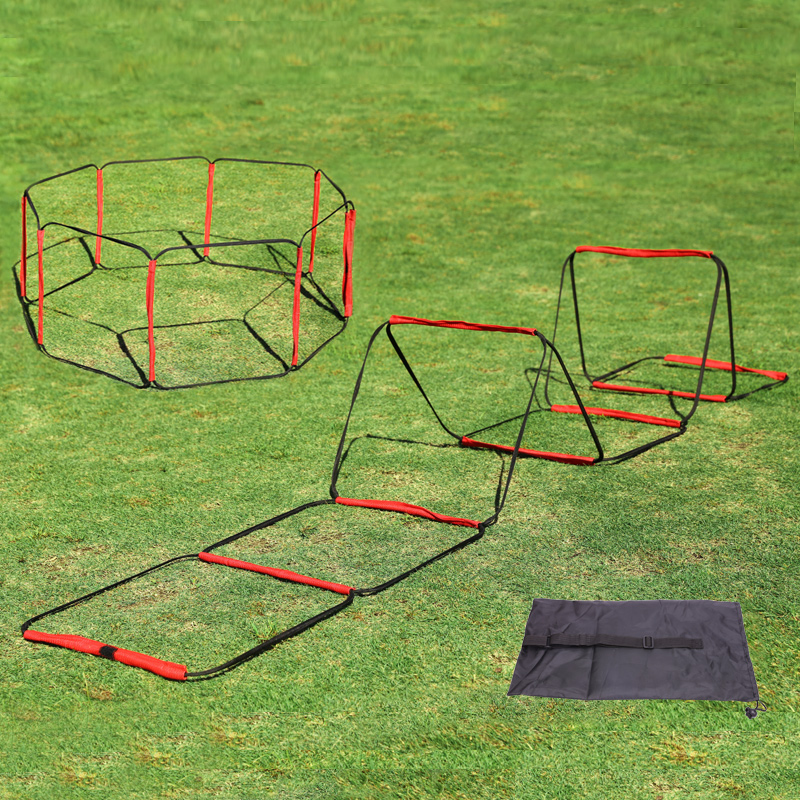 Échelle d'entraînement à vitesse fixe/pliante, échelle de saut en Velcro, entraînement sur les marches, échelle d'entraînement de Football et de basket-ball, peut être épissé à volonté