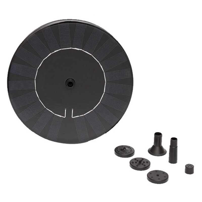 Floating Solar Panel Water Fountain Garden Pool Solar Fountain Watering Kit Power Solar Pump Pool Pond Waterfall Garden Decor