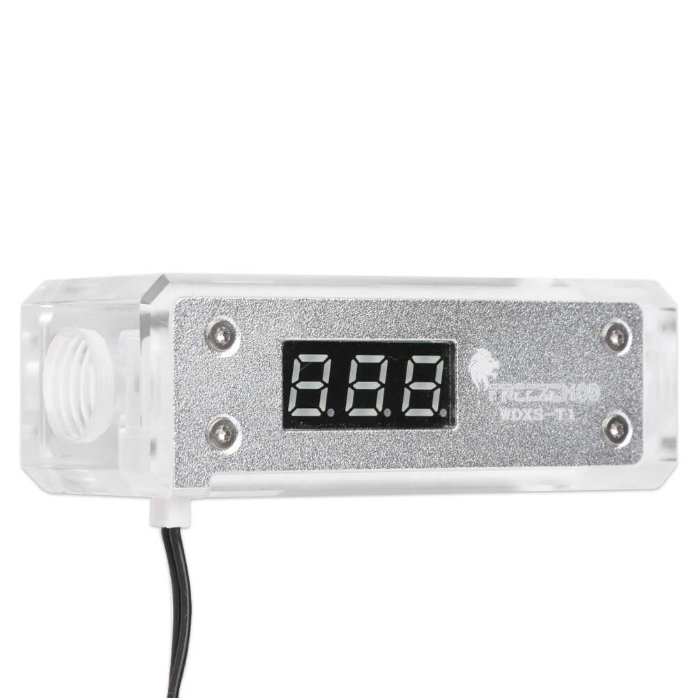 RGB Acrylic Water Cooler Block Temperature Display Monitor Tester Temperature Sensor for PC Computer Liquid Cooling System