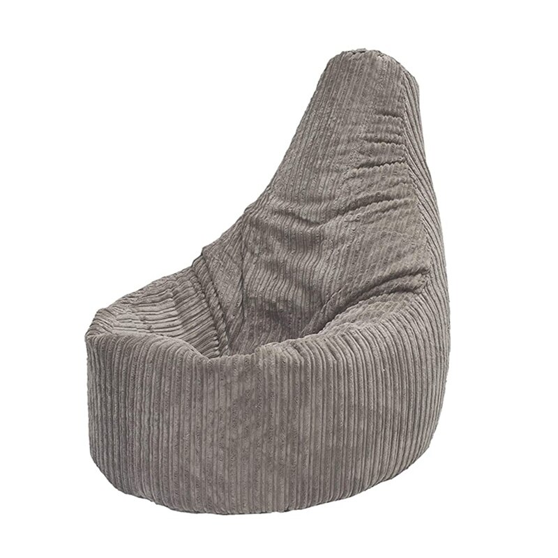 Puff-tumbona de pana sin relleno para el hogar, saco para el asiento, Tatami, sala de estar: GY