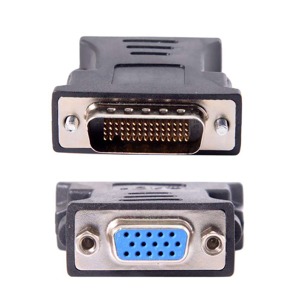 1 to 1 DMS-59 DMS59 59Pin DVI Male to 1-Port VGA Female Video Y Splitter SHORT Cable 1 PC to 1 MONITOR