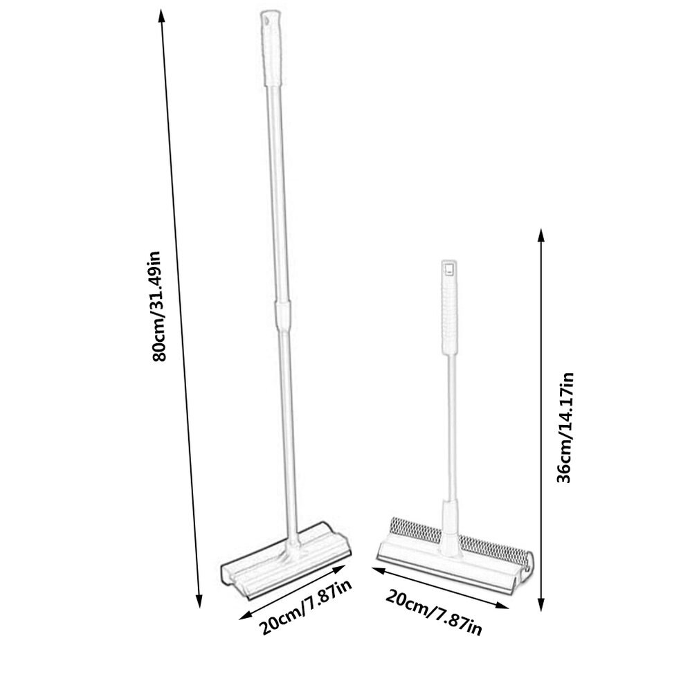 Window Cleaning Glass Cleaner Brush Window Dust Clean Extended Handle Double Side Glass Cleaner Window Brush Glass Brush