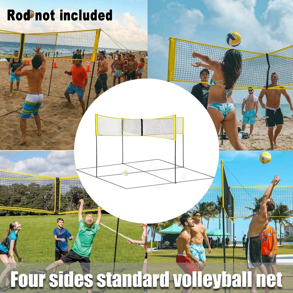 Strandsand volleyball net eller indendørs cross volleyball sport volleyball net tennis badminton firkantet net