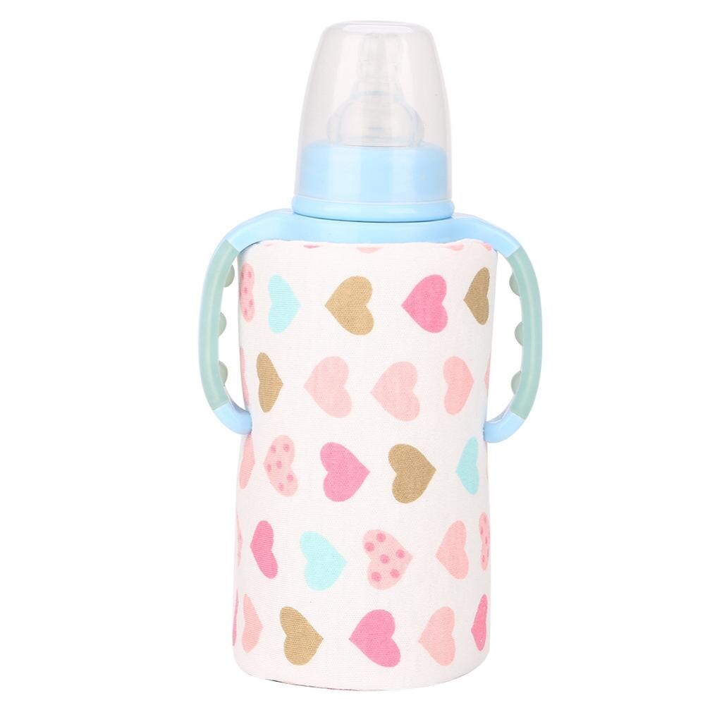 USB Flessenwarmer Draagbare Reizen Melk Warmer Baby Zuigfles Verwarmde Deksel Isolatie Thermostaat Voedsel Heater: B4