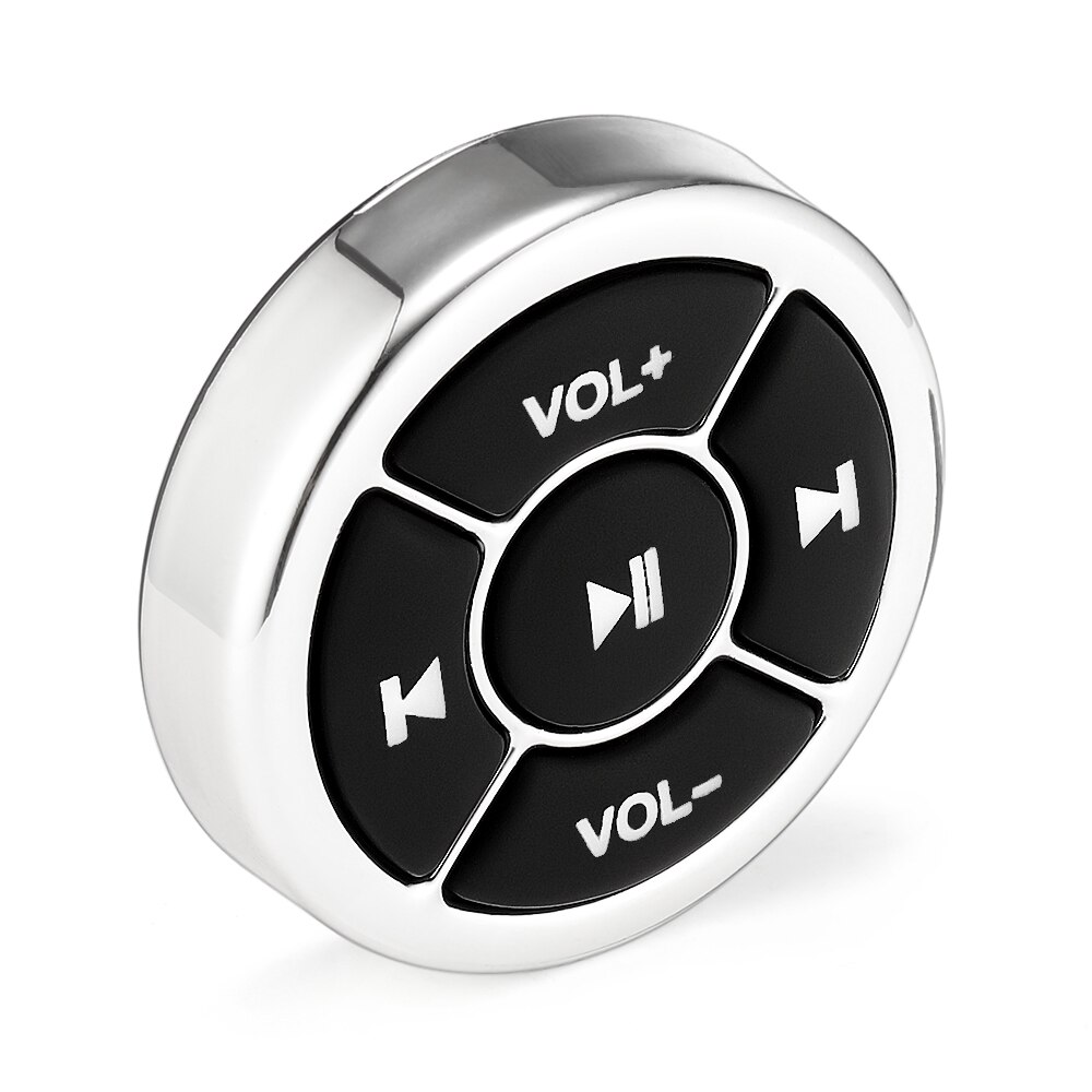 Volante inalámbrico con Bluetooth, control remoto para coche, motocicleta, bicicleta, MP3, para IOS, Android, tableta