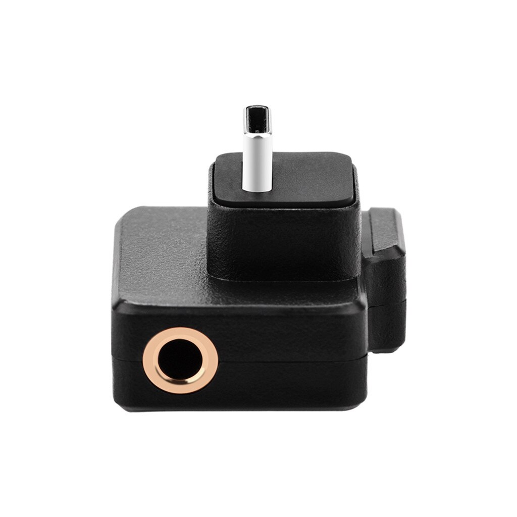 Dual USB-C to 3.5mm Mic Microphone Audio Adapter for DJI OSMO Action Camera Support Battery Charging Data Transfer Connector: Default Title