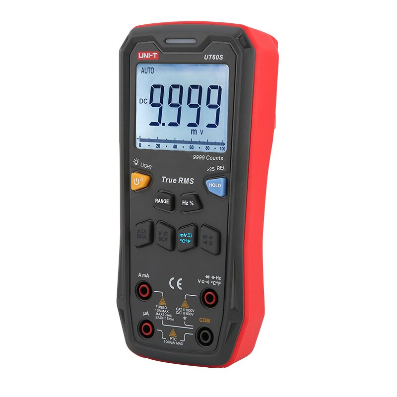 UNI-T Digital Multimeter UT60S UT60BT 1000V AC DC Voltmeter Ammeter True RMS Capacitor Temperature Smart Tester multimeter