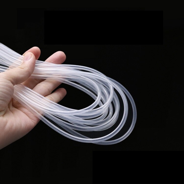 Transparent Flexible Silicone Tube ID 1mm x 2mm OD Food Grade Non-toxic Drink Water Rubber Hose Milk Beer Soft Pipe Connector